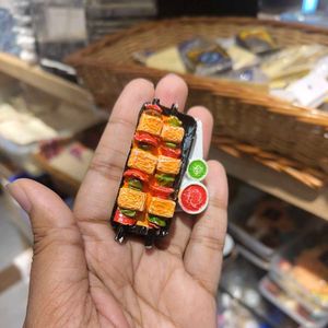 Tikka Skewer Ceramic Fridge Magnet