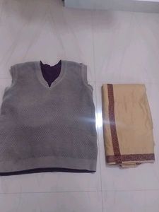 sleeveless swetter,shall,used,good condition,
