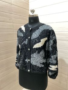 IMPORTED sequence korean cardigan