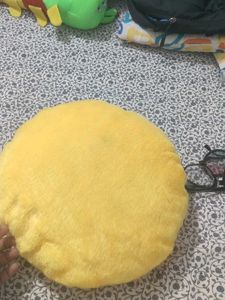 A round cushion for baby