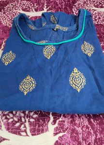 Neavy Blue Short Kurti/Kurta