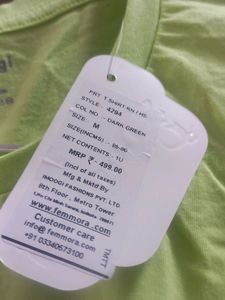 Lime Green Zivame Tshirt New