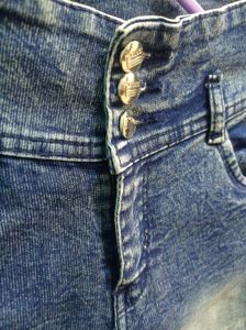 High waist Knot detailed Jeans