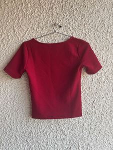 Cute Maroon Top