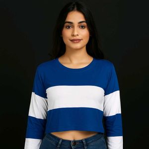 Striped Crop Top