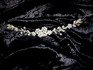 Bridal Crystal Flower Hair Vine Headband