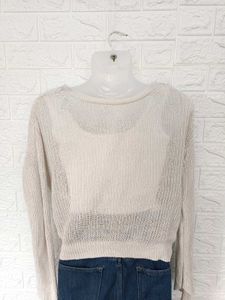Imported Wrap Sweater