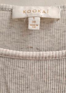 Kookai Ribbed Top - Size S
