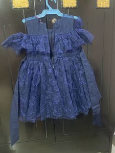 Beautiful Navy Blue Frock