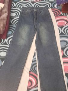 Wide Leg Denim Jeans