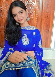 (Size~XL)Royal blue salwar kameez🌷