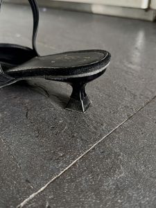Black Velvet Heels