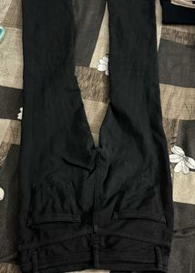 Black Flared Jeans high waist