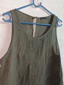 Trendy Summer Fashion Tank Top Vest Olive