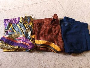 Mixed Print & Solid Color Blouse Bundle
