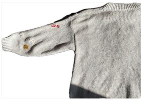 vintage unisex Embroidered Knit Sweater