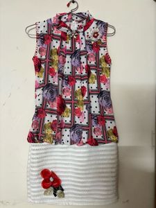 Cute Floral Girls Dress