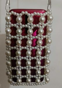 Handcrafted Pearl Phone sling bag