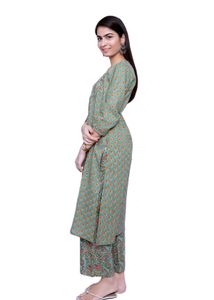 Floral Print Kurta Set