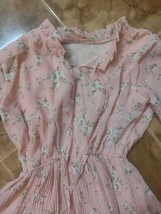 PINK PEPLUM TOP