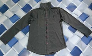 Purple Button-Down Shirt