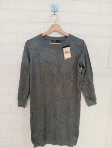 Gray Hollister Sweater Dress