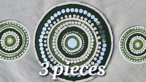 3 peces home decoration art set
