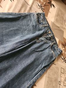 Wide Leg Denim Jeans