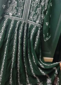 Elegant Embroidered Anarkali Kurti