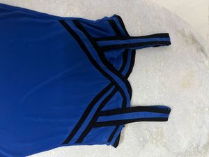 Corset Navy Blue Tank Top