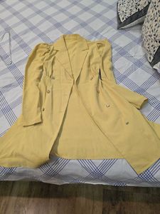 Yellow Blazer Dress