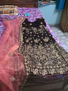 Elegant Embroidered Lehenga Set