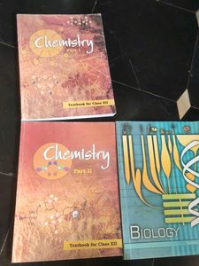 Class XII Textbook Set - Physics, Chemistry, Math
