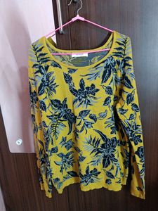 Floral Print Sweater