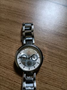 TITAN WRIST WATCH METAL BODY