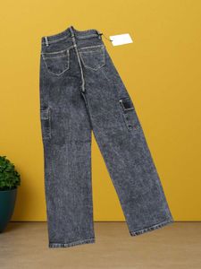 🤑L@38 Size-26 Black Cargo Jeans