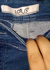 Navy Blue Denim Jeans