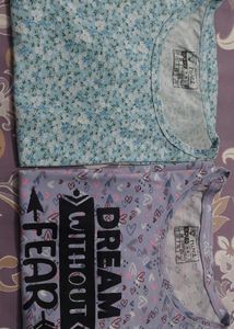 Two Fun Patterned T-Shirts