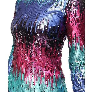 Rainbow Dress Party Wear