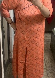 Side Slit A Line Kurta Set