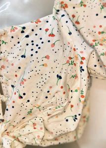 Mini Floral White Top Small Size/ Fixed Price