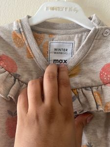 Woollen Warmer Top For Kid Girl