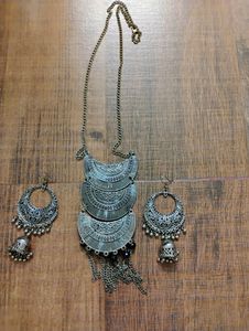 Oxidised Jwellery Set