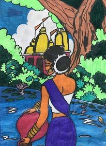 Glitter Pen Drawing / Sketch / Painting