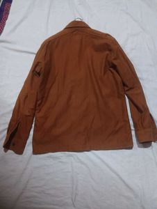 Brown Button-Down Shirt