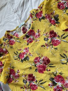 Floral Print Puff Sleeve Top