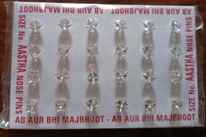 925 Pure  Silver Square Ear Studs