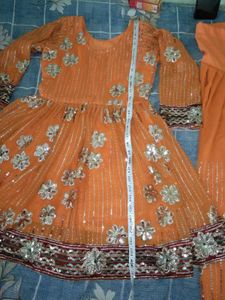 gol kurti with pathiyala