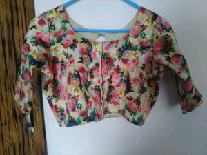 Flower Design Fancy Blouse