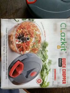 Compact Manual Food Chopper - Easy &amp; Efficient